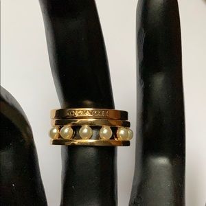 Coach Gold Rings
